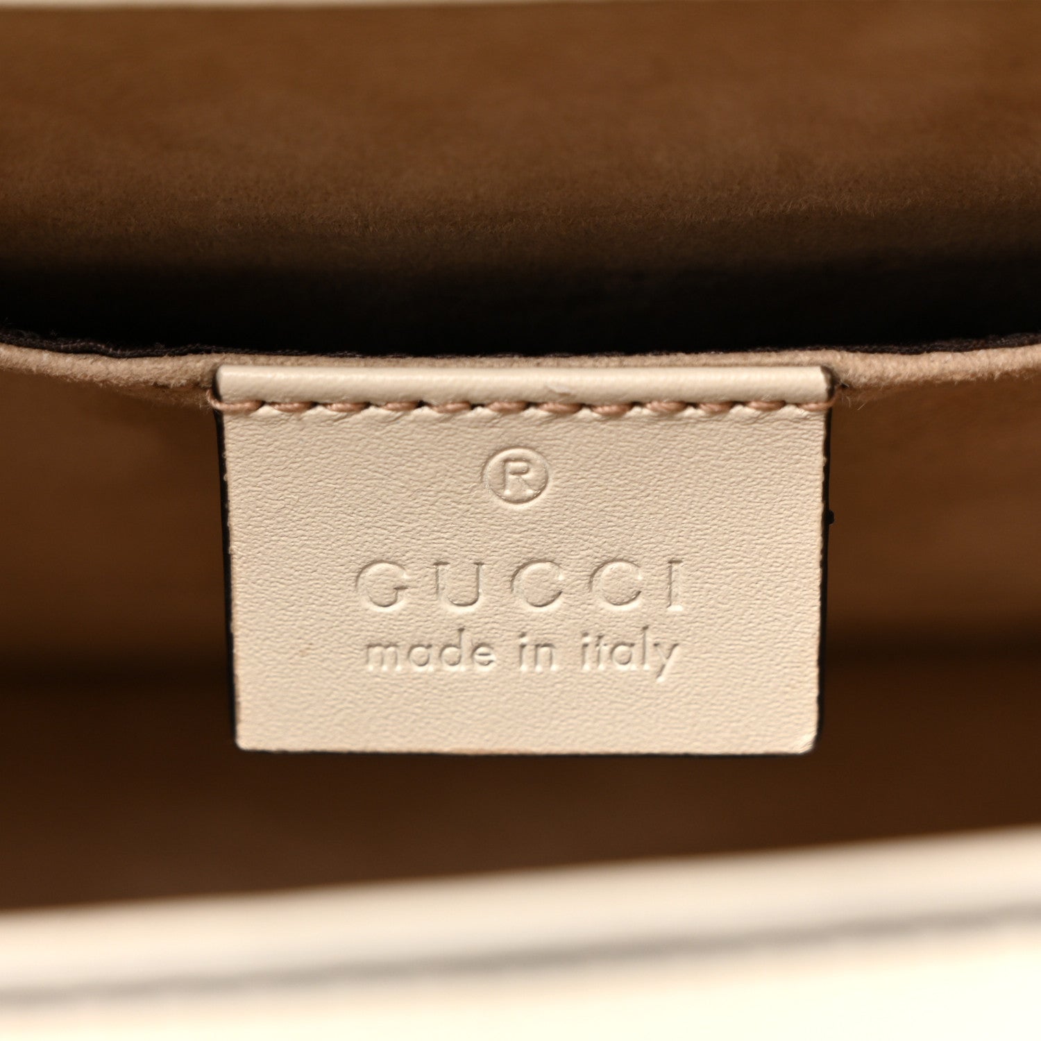 Gucci Calfskin Mini Sylvie Top Handle Bag White 6 of 14
