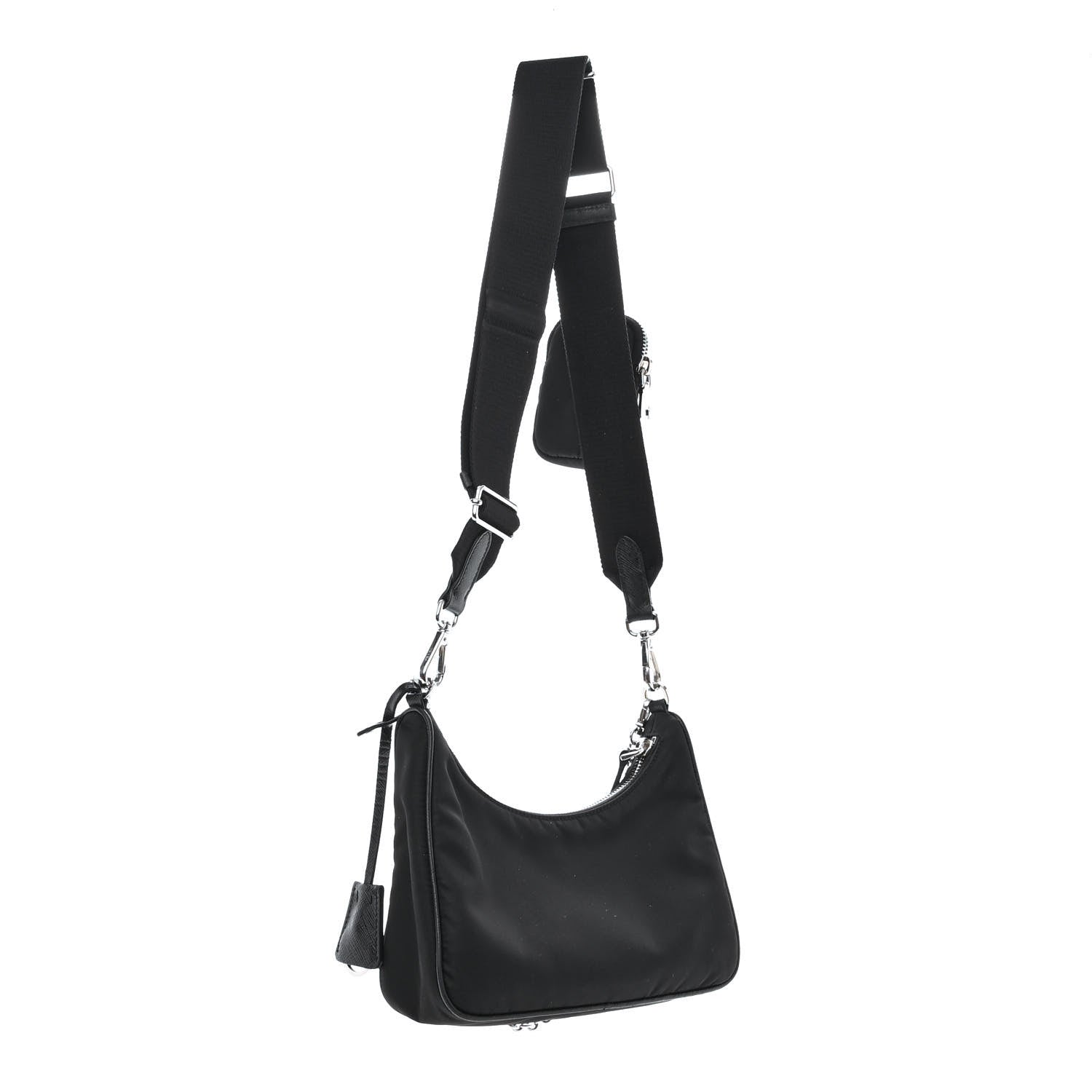 Prada Nylon Re-Edition 2005 Shoulder Bag Black 3 of 15