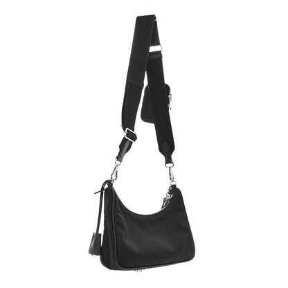 Prada Nylon Re-Edition 2005 Shoulder Bag Black 3 of 15