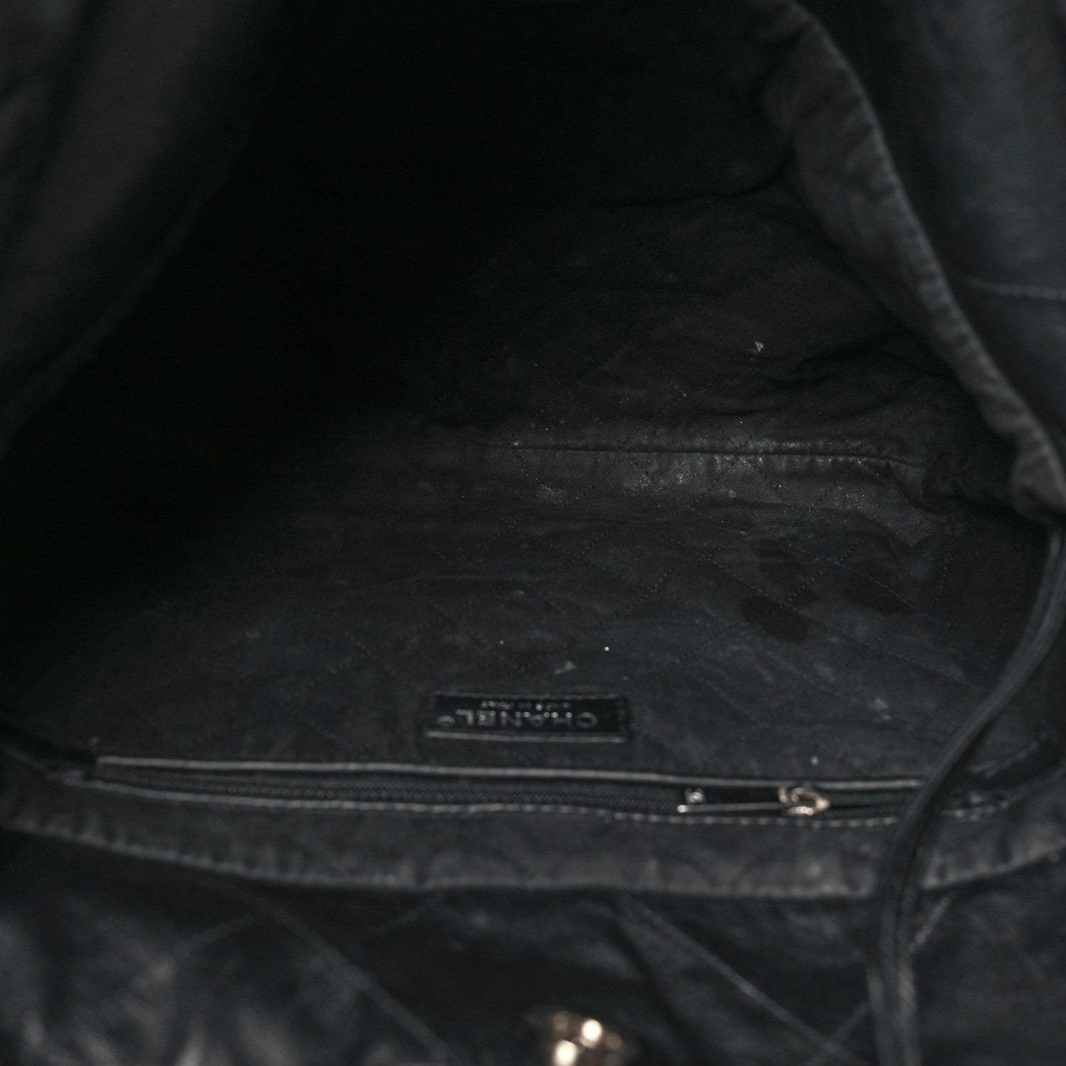 Chanel Shiny Calfskin Quilted Small Chanel 22 So Black 6 of 12
