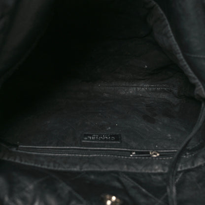 Chanel Shiny Calfskin Quilted Small Chanel 22 So Black 6 of 12