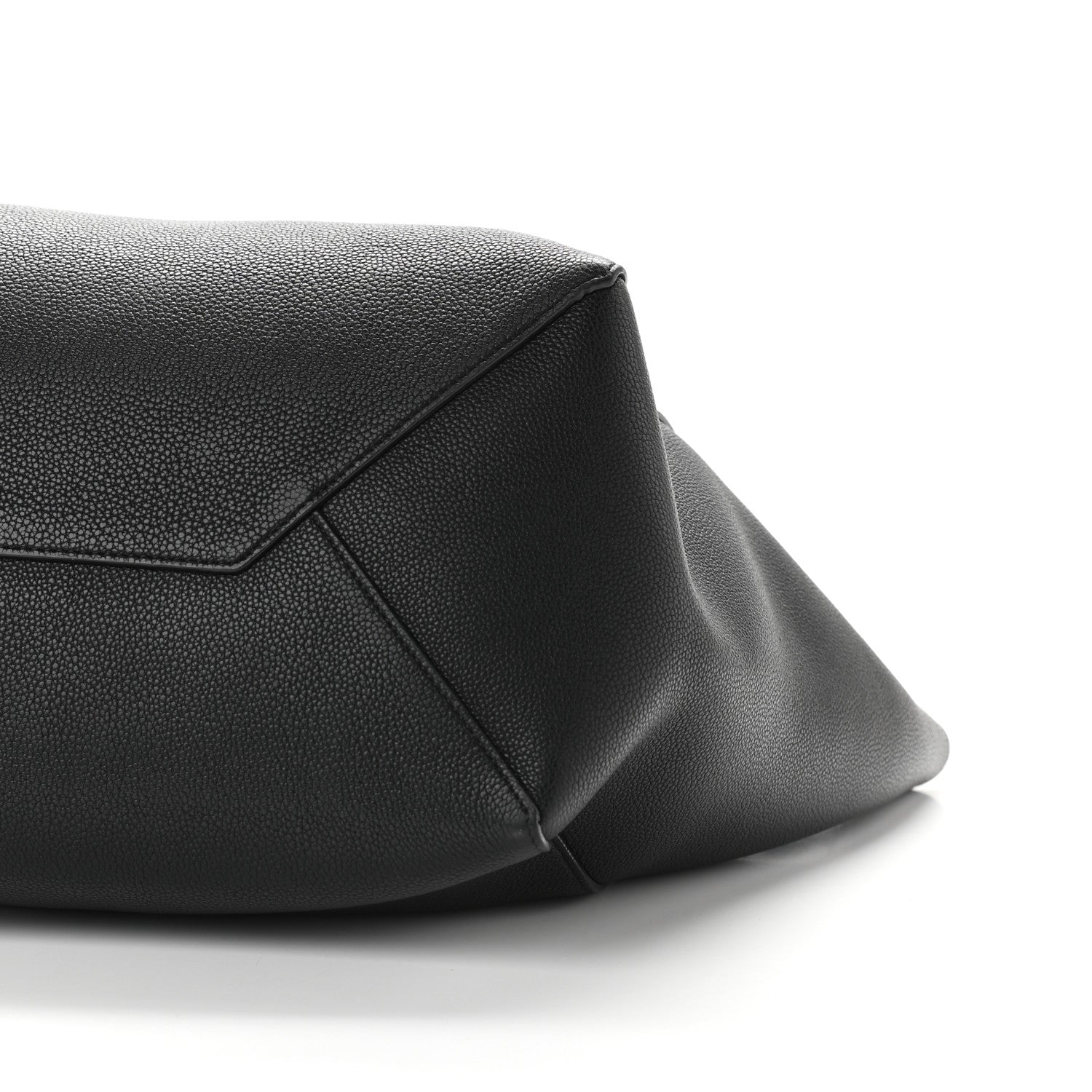 Celine Soft Grained Calfskin Medium Belt Cabas Phantom Black 6 of 10