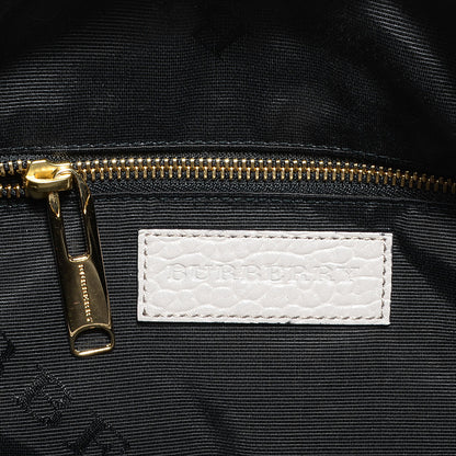 Burberry Heritage Grain Small Hobo White 10 of 13
