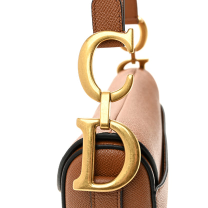 Christian Dior Grained Calfskin Saddle Bag With Strap Camello 11 of 11