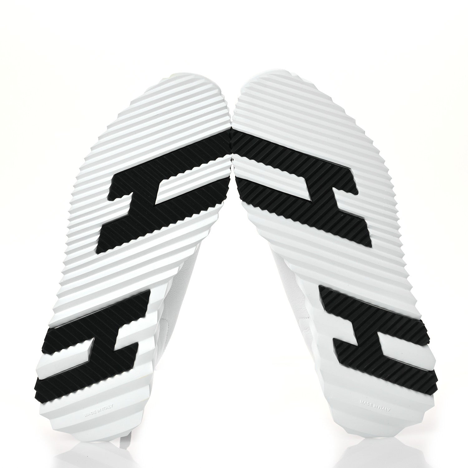 Hermes Goatskin Suede Bouncing Sneakers 39 White Black 6 of 9