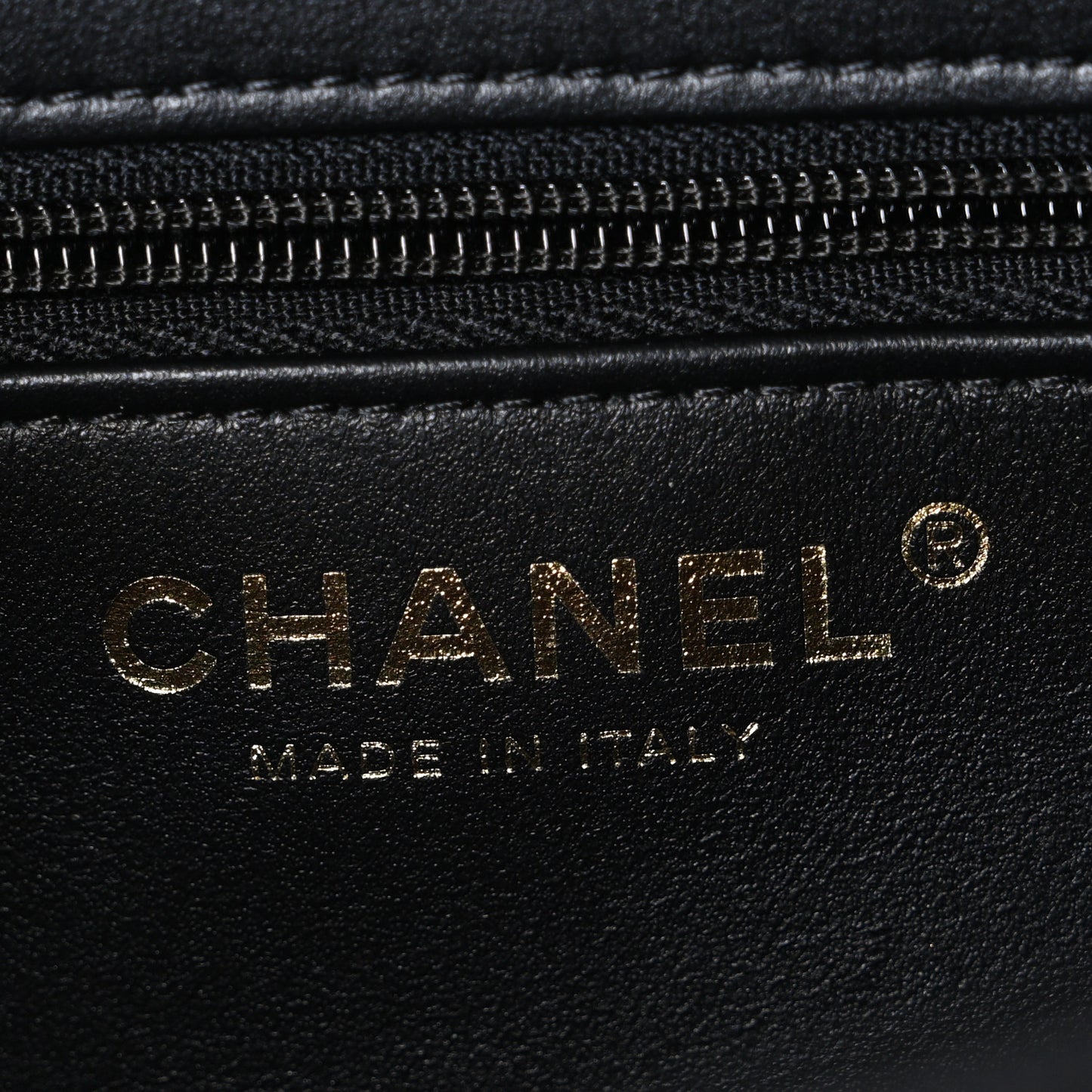 Shiny Caviar Preppy Coco Small Flap Black