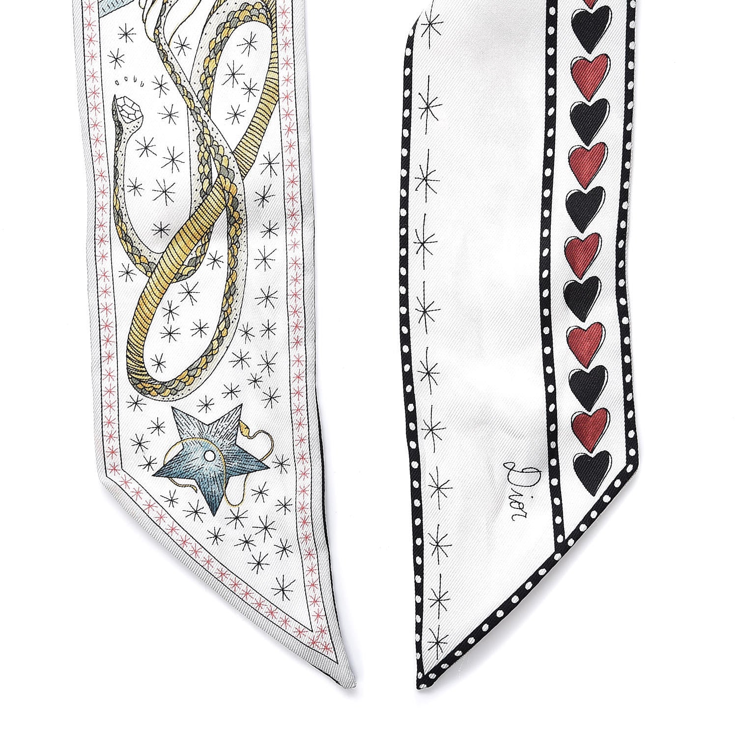 Christian Dior Silk La Roue De La Fortune Mitzah Scarf 3 of 4