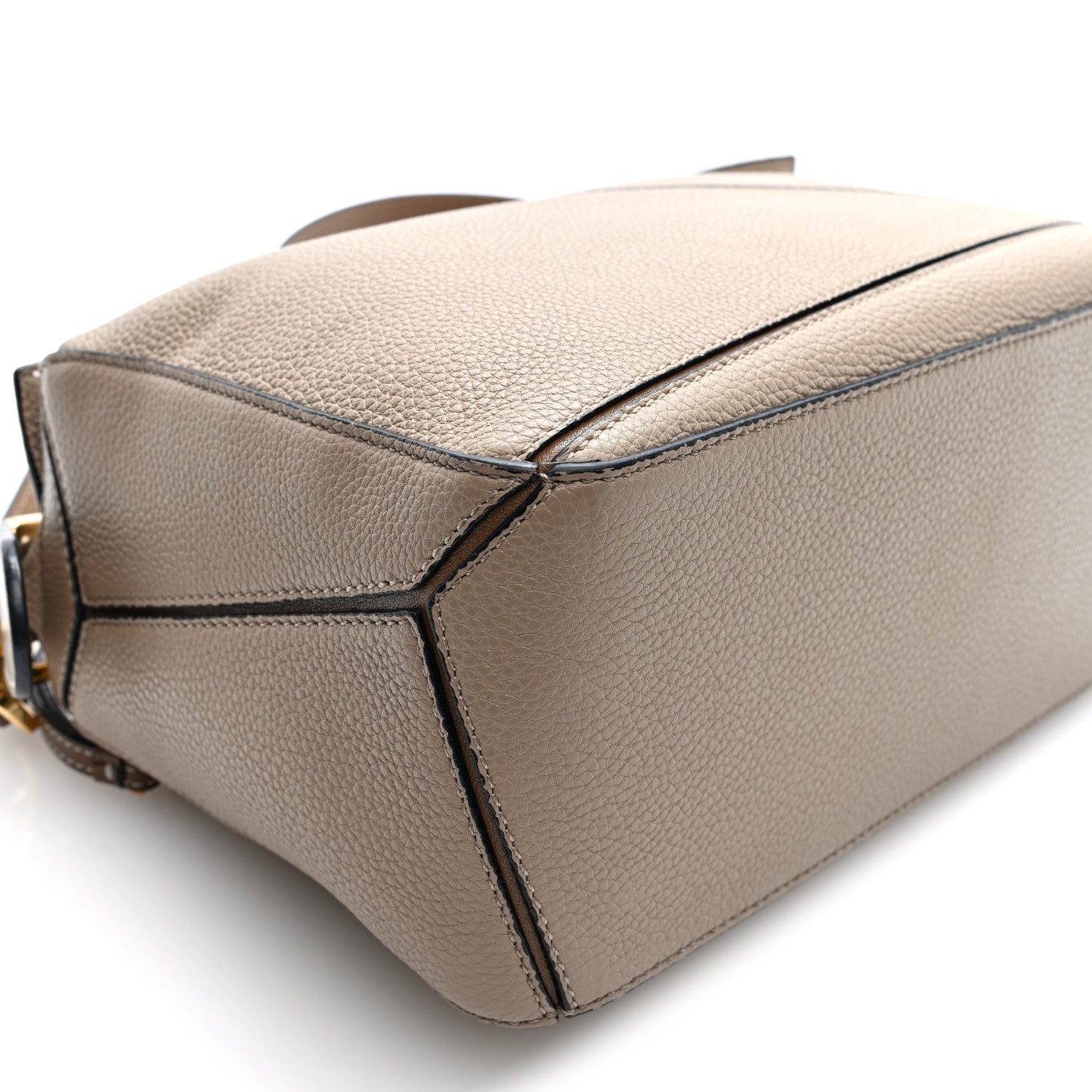 Loewe Grained Calfskin Small Puzzle Bag Sand Mink 7 of 8