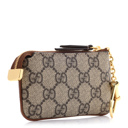 Gucci GG Supreme Monogram Key Case Brown 3 of 10