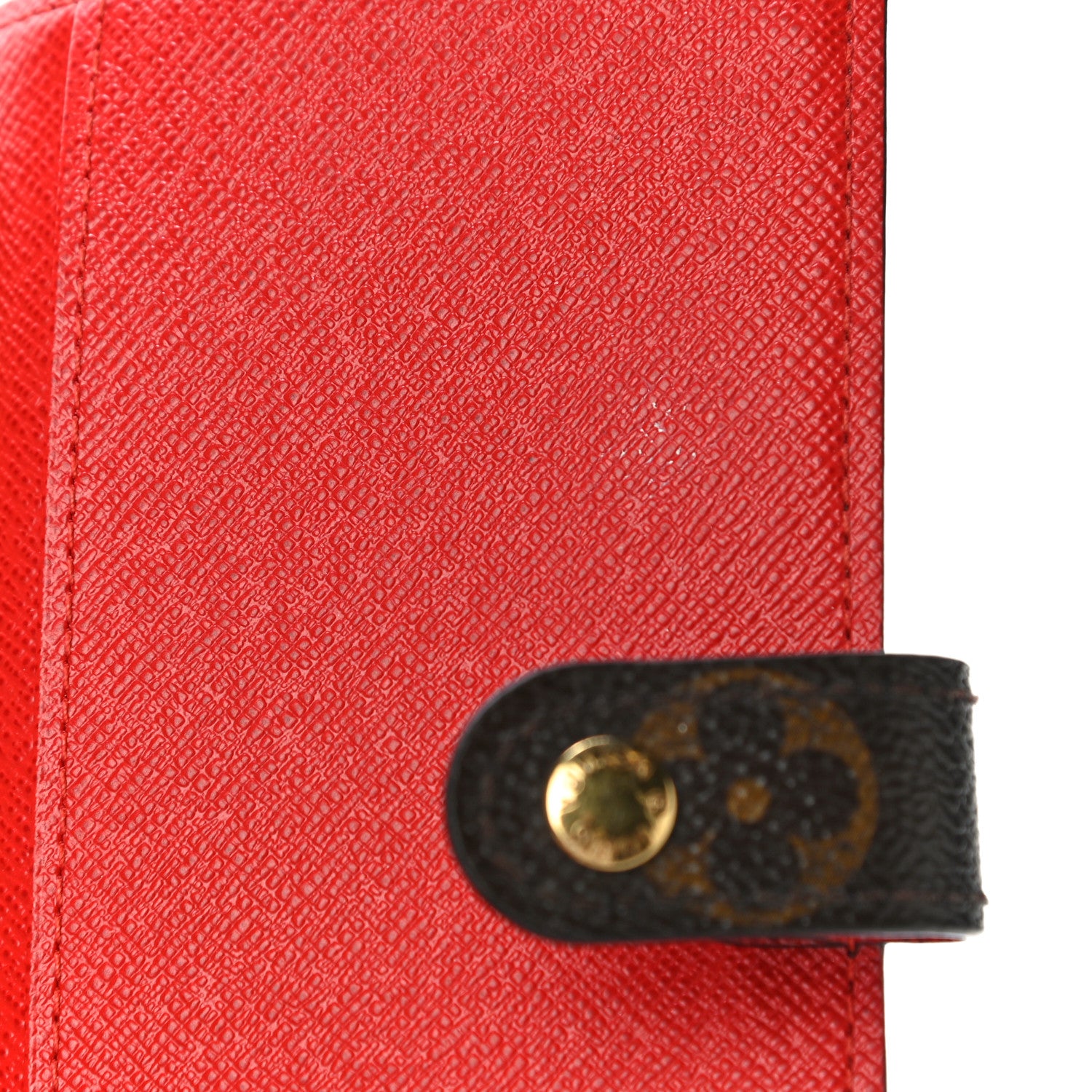 Louis Vuitton Monogram My LV Heritage Small Ring Agenda Cover Rouge Jaune 9 of 11