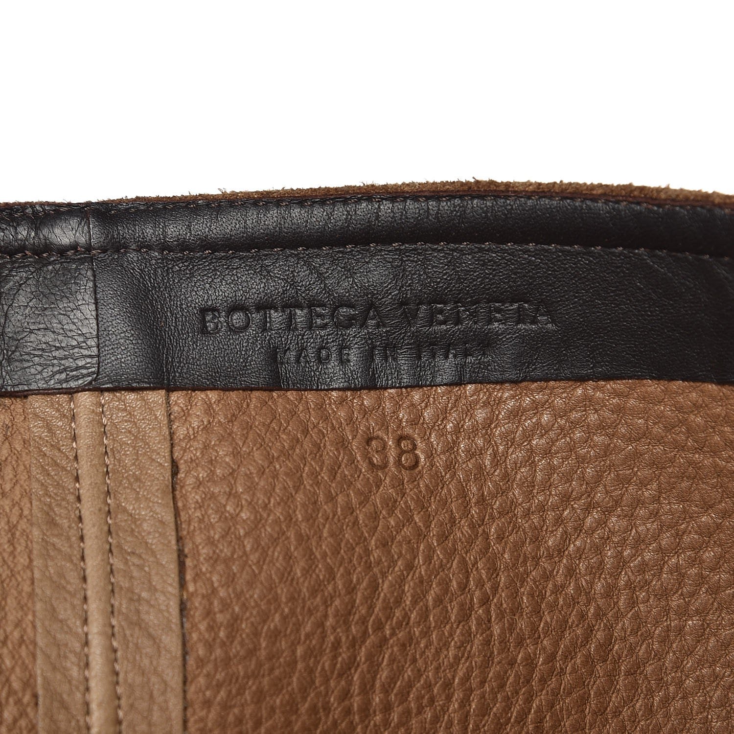 Bottega Veneta Suede Zip Knee High Boots 38 Natural 10 of 22