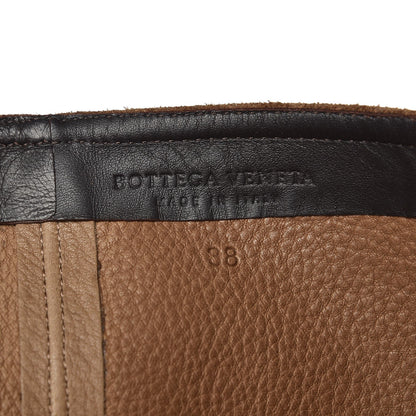 Bottega Veneta Suede Zip Knee High Boots 38 Natural 10 of 22