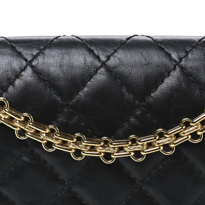 Chanel Aged Calfskin Quilted 2.55 Reissue Mini Flap Black 8 of 12