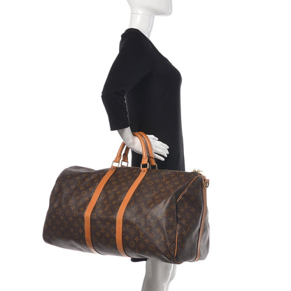 Louis Vuitton Monogram Keepall Bandouliere 55 3 of 26