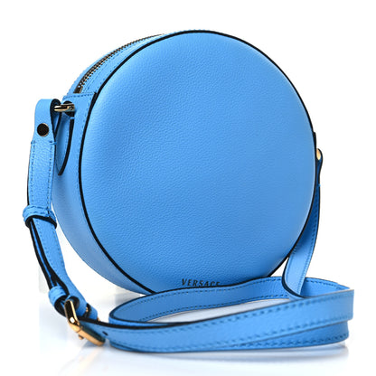 Versace Calfskin La Medusa Round Camera Bag Light Blue 3 of 9