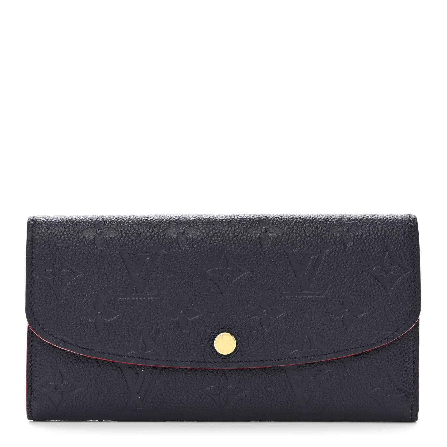 Louis Vuitton LOUIS VUITTON Empreinte Emilie Wallet Marine Rouge 1 of 8