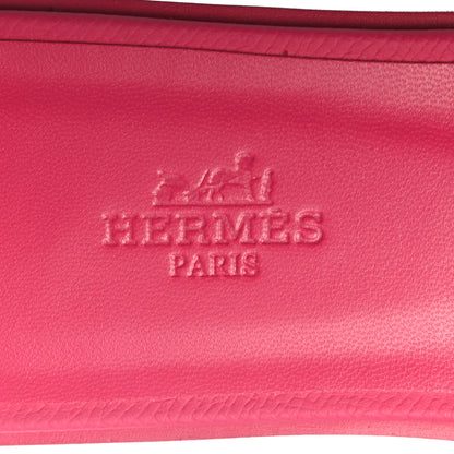 Hermes Epsom Oran Sandals 39 Rouge Azalee 7 of 8