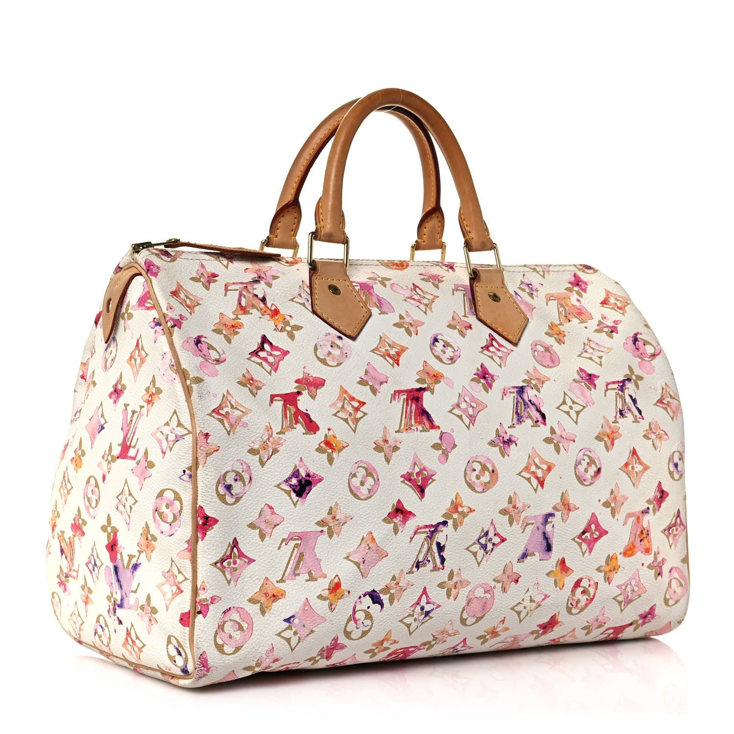 Louis Vuitton Watercolor Aquarelle Speedy 30 White 3 of 15