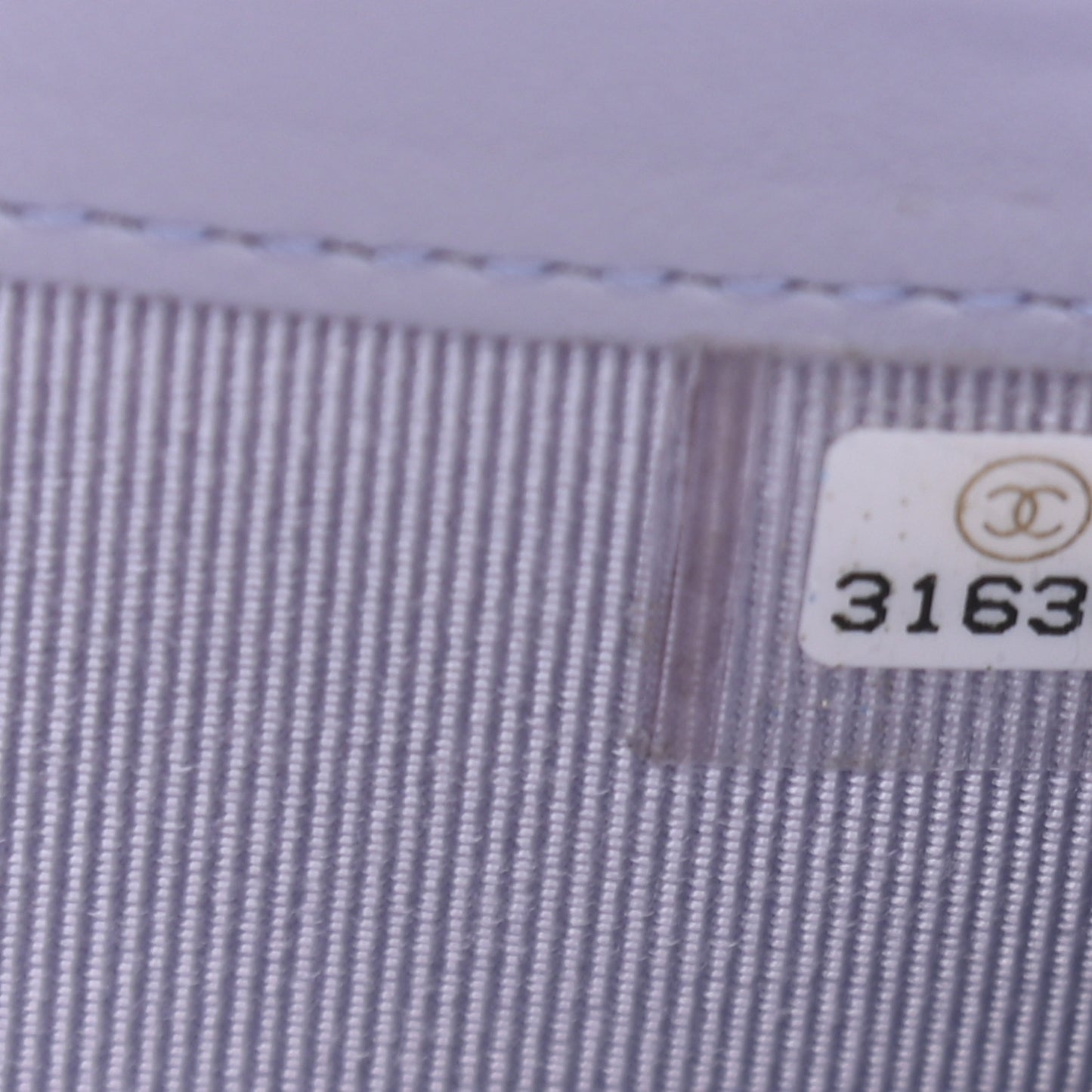 Caviar Quilted Large Flap Wallet Light Purple