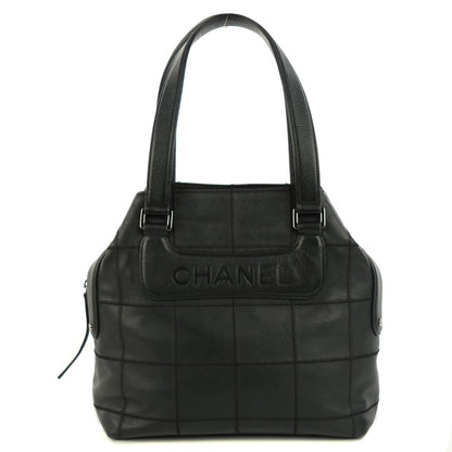 Chanel Caviar Square Stitched Tote Black 1 of 8