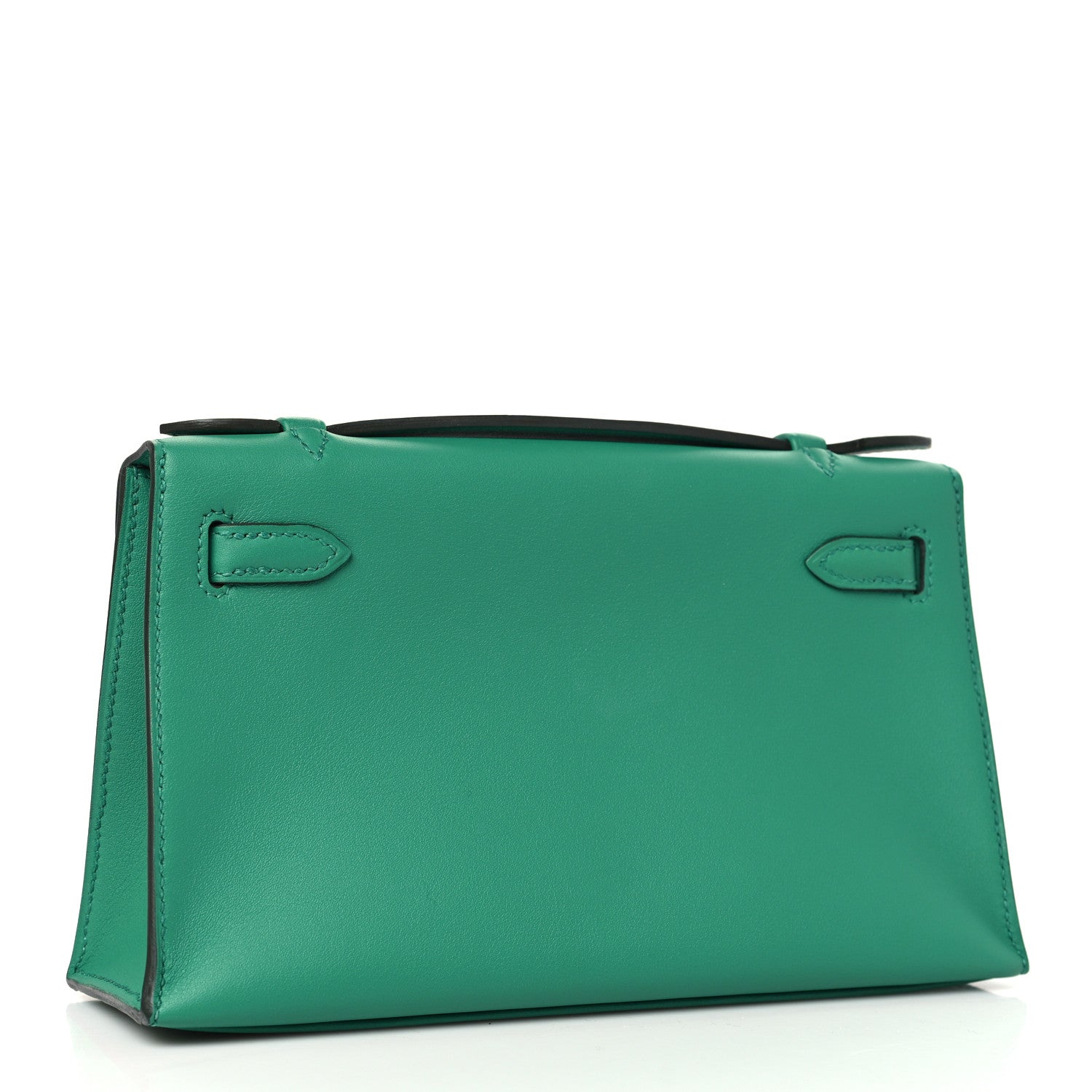 Hermes Swift Kelly Pochette Clutch Vert Vertigo 3 of 11