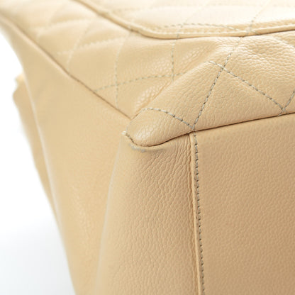 Chanel Caviar Quilted Grand Shopping Tote GST Beige 12 of 19