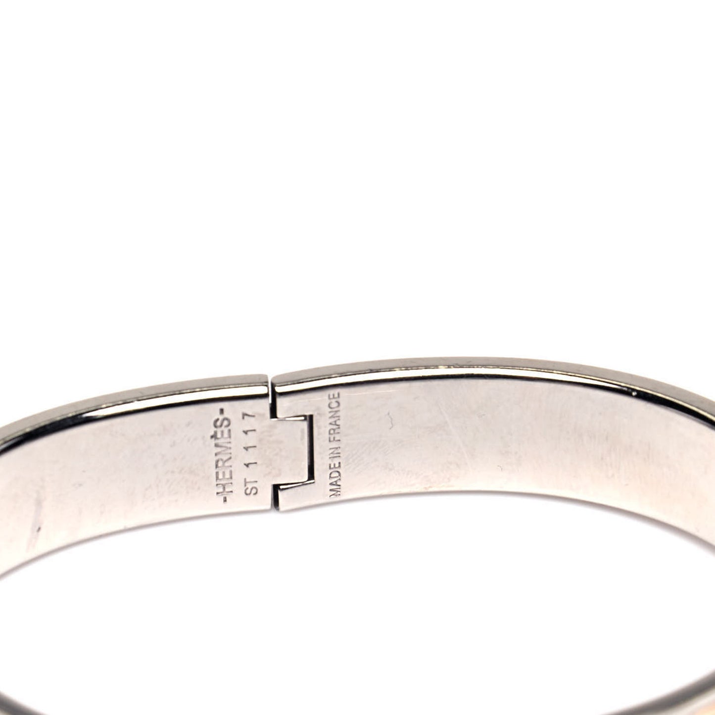 Enamel Narrow Clic Clac H Bracelet GM Percale