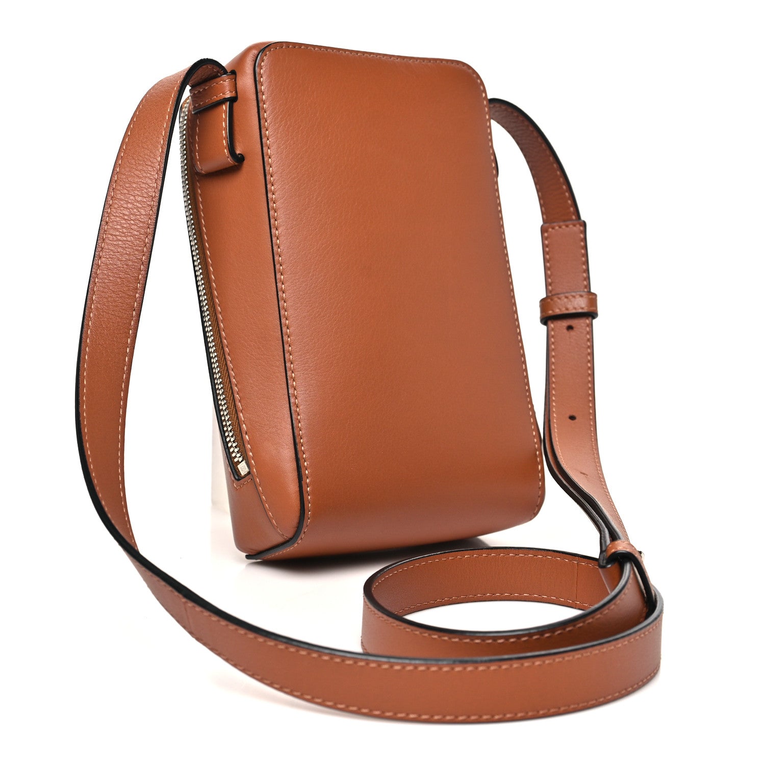 Loewe Classic Calfskin Anagram Box Crossbody Tan 1860604