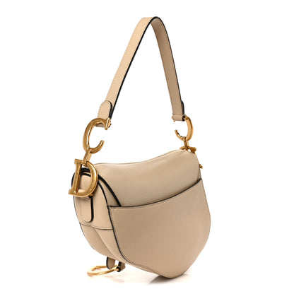 Christian Dior Grained Calfskin Saddle Bag Sable 3 of 11