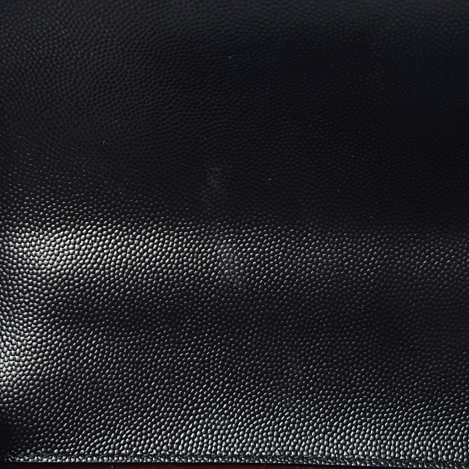 Saint Laurent Grain de Poudre Medium Classic Monogram Cassandra Top Handle Black Rouge Legion 8 of 14