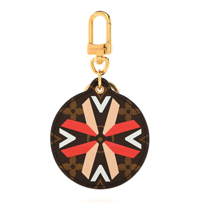 Louis Vuitton Monogram Illustre Multi V Bag Charm Key Ring 1 of 4