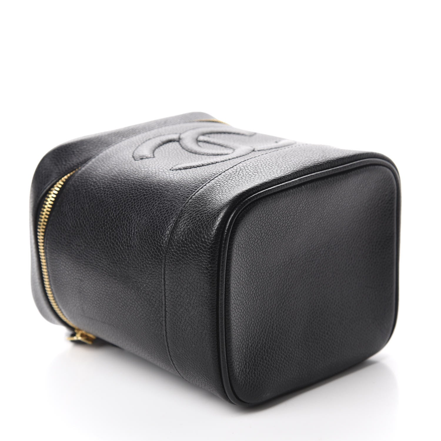 Chanel Caviar Vanity Cosmetic Case Black 4 of 8