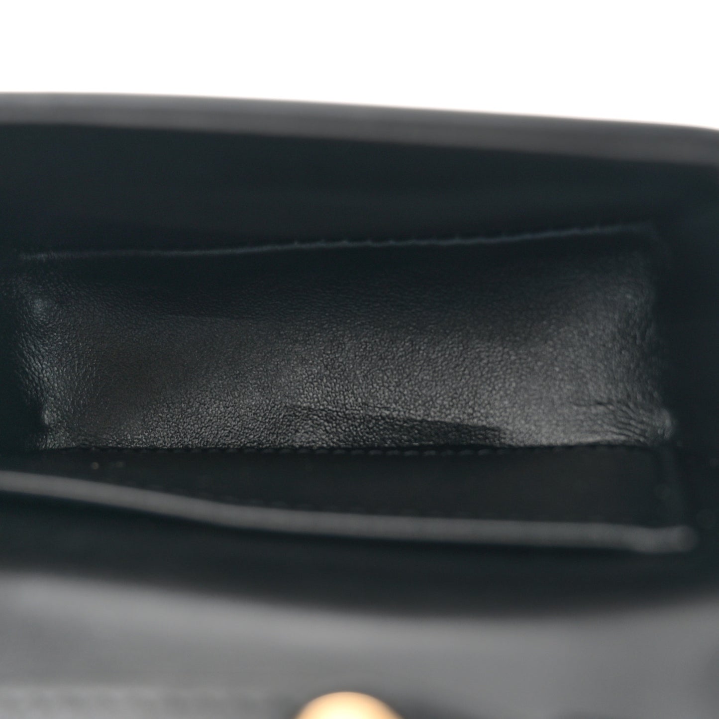 Shiny Calfskin Mini Triomphe Black