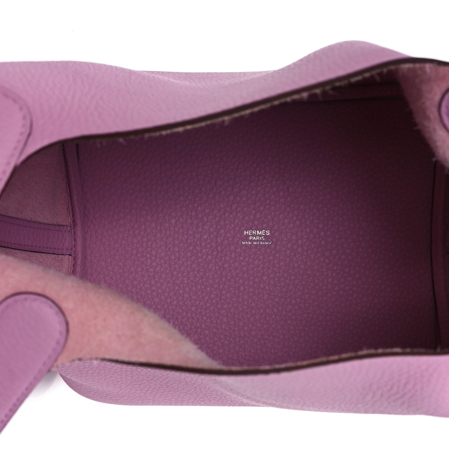 Hermes Taurillon Clemence Picotin Lock 22 MM Mauve Sylvestre 5 of 9