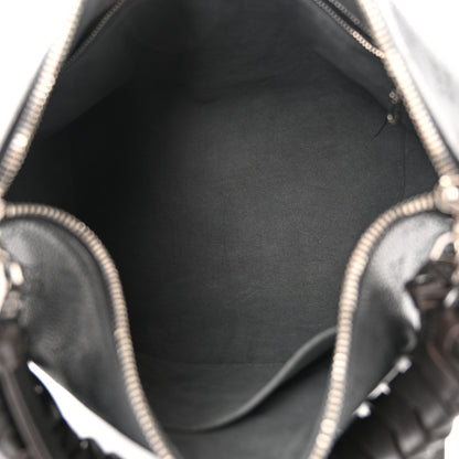 Louis Vuitton Mahina Beaubourg Hobo MM Black 5 of 12