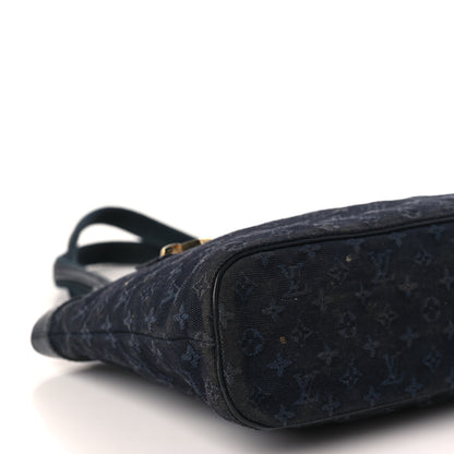 Louis Vuitton Mini Monogram LUCILLE PM Blue 7 of 8