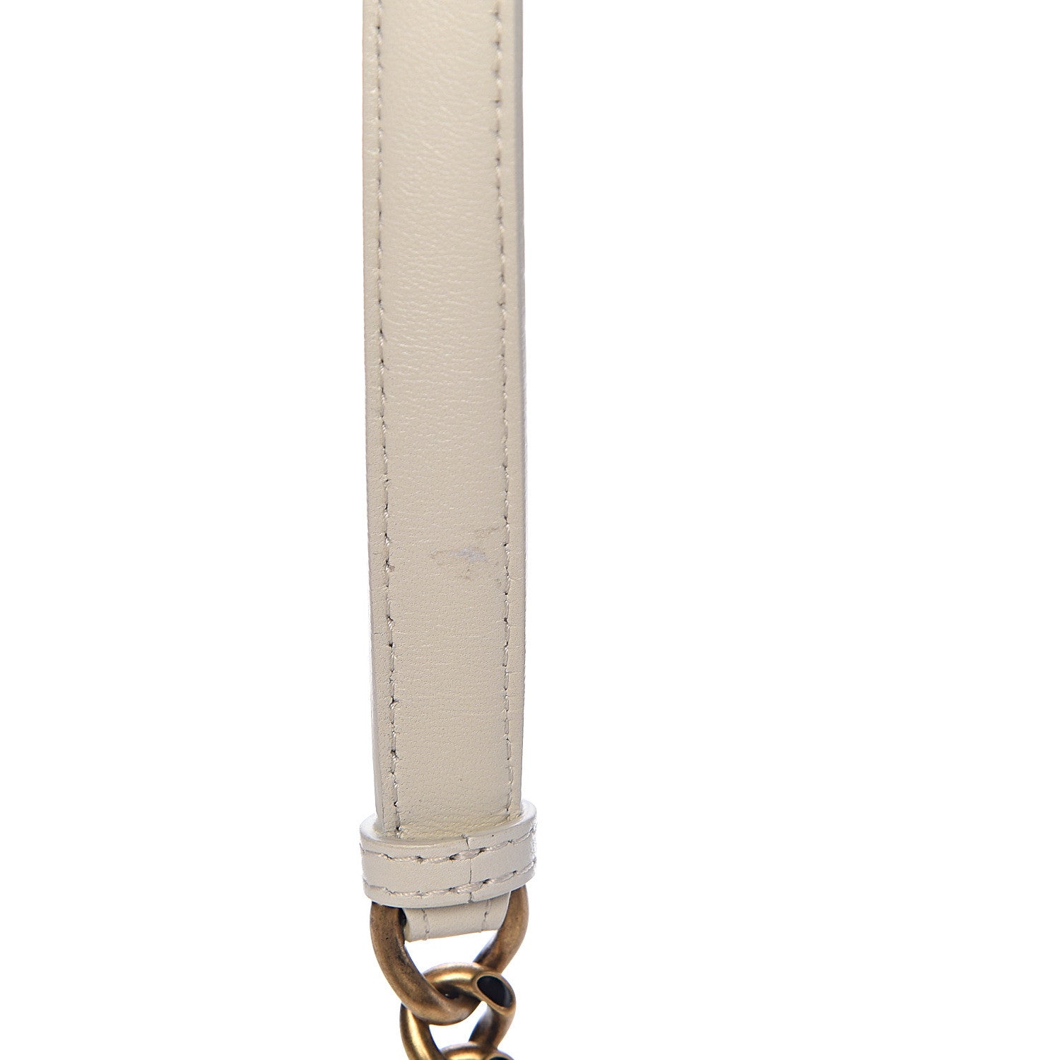 Christian Dior Lambskin Studded Small Diorama Flap Bag Off White 8 of 12