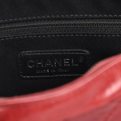 Chanel Glazed Calfskin Quilted Small Duo Color Flap Red 6 of 7