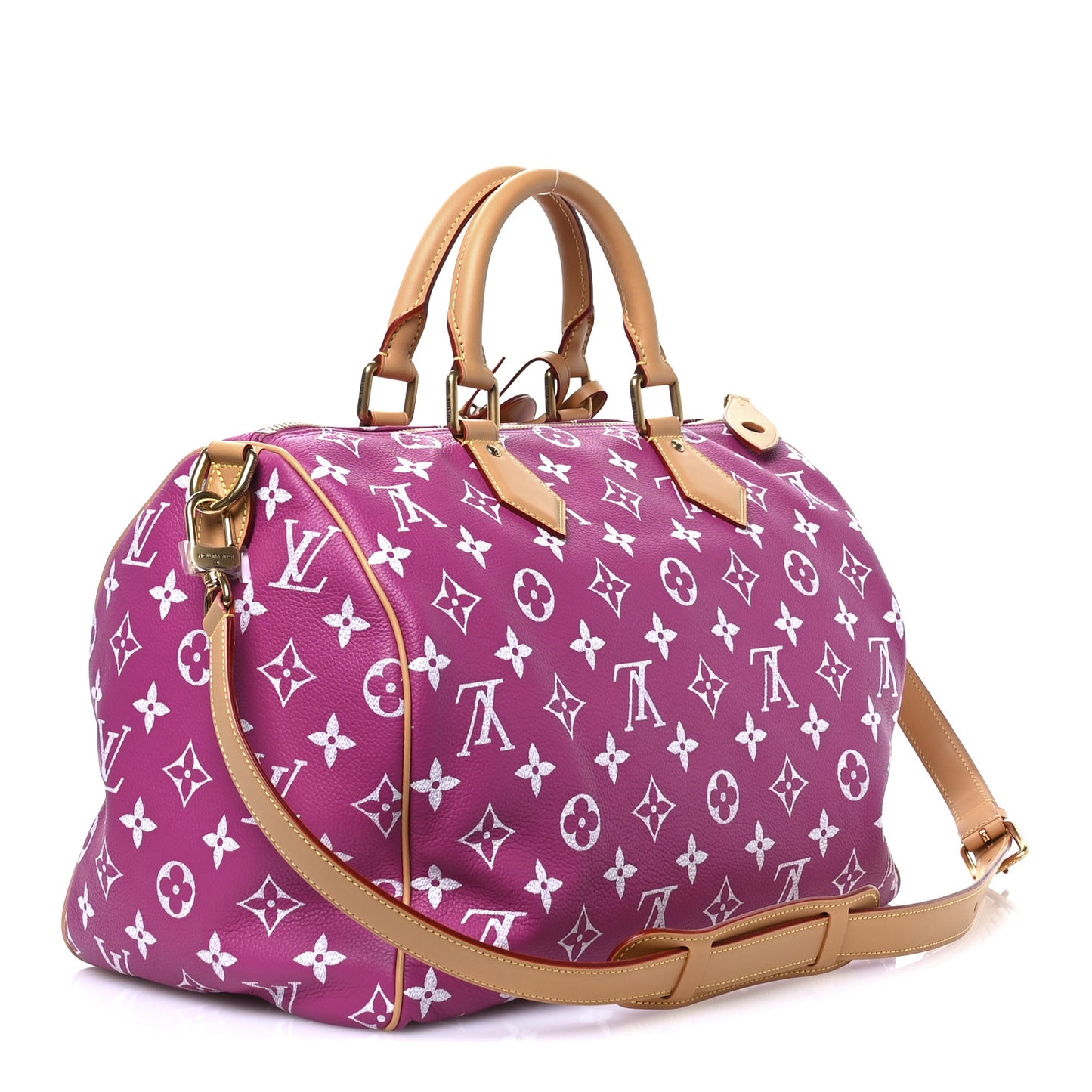Calfskin Monogram Speedy P9 Bandouliere 40 Agate