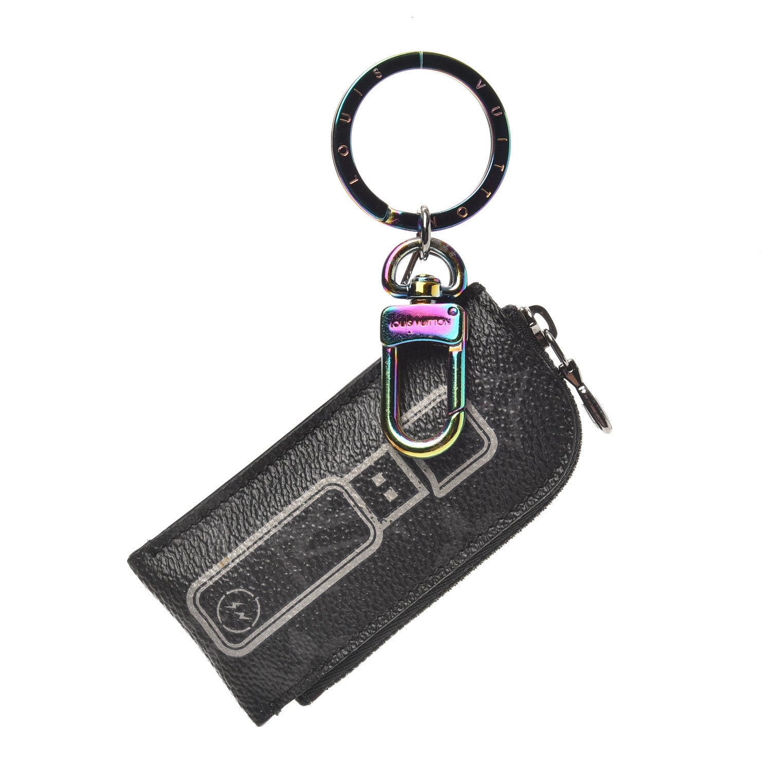 Louis Vuitton Monogram Eclipse Flash Fragment Key Pouch 1 of 5