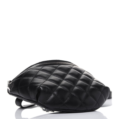 Chanel Calfskin Quilted Waist Belt Bag Black 4 of 11