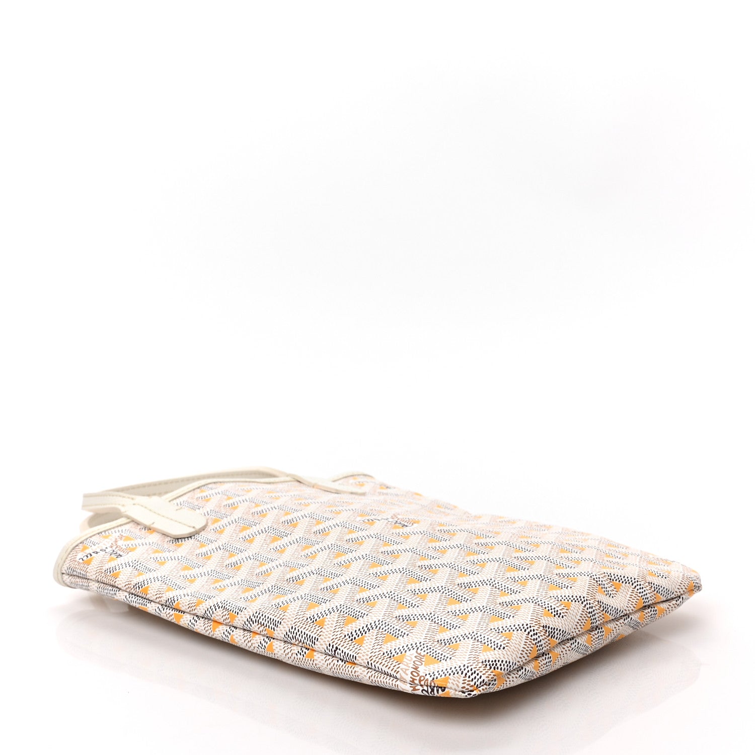 Goyard Goyardine Poitiers Claire Voie Tote White Yellow 4 of 8