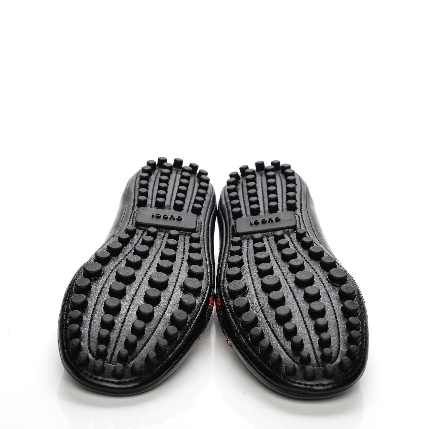 Calfskin Bayadere Ballerina Flat 38.5 Nero Black
