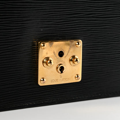 Louis Vuitton Epi Pochette Sellier Dragonne Clutch Black 7 of 9