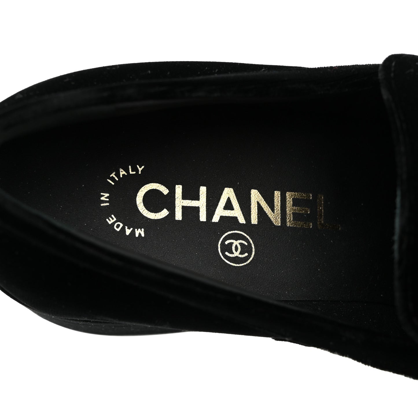 Velvet Metal CC Loafers 38 Black
