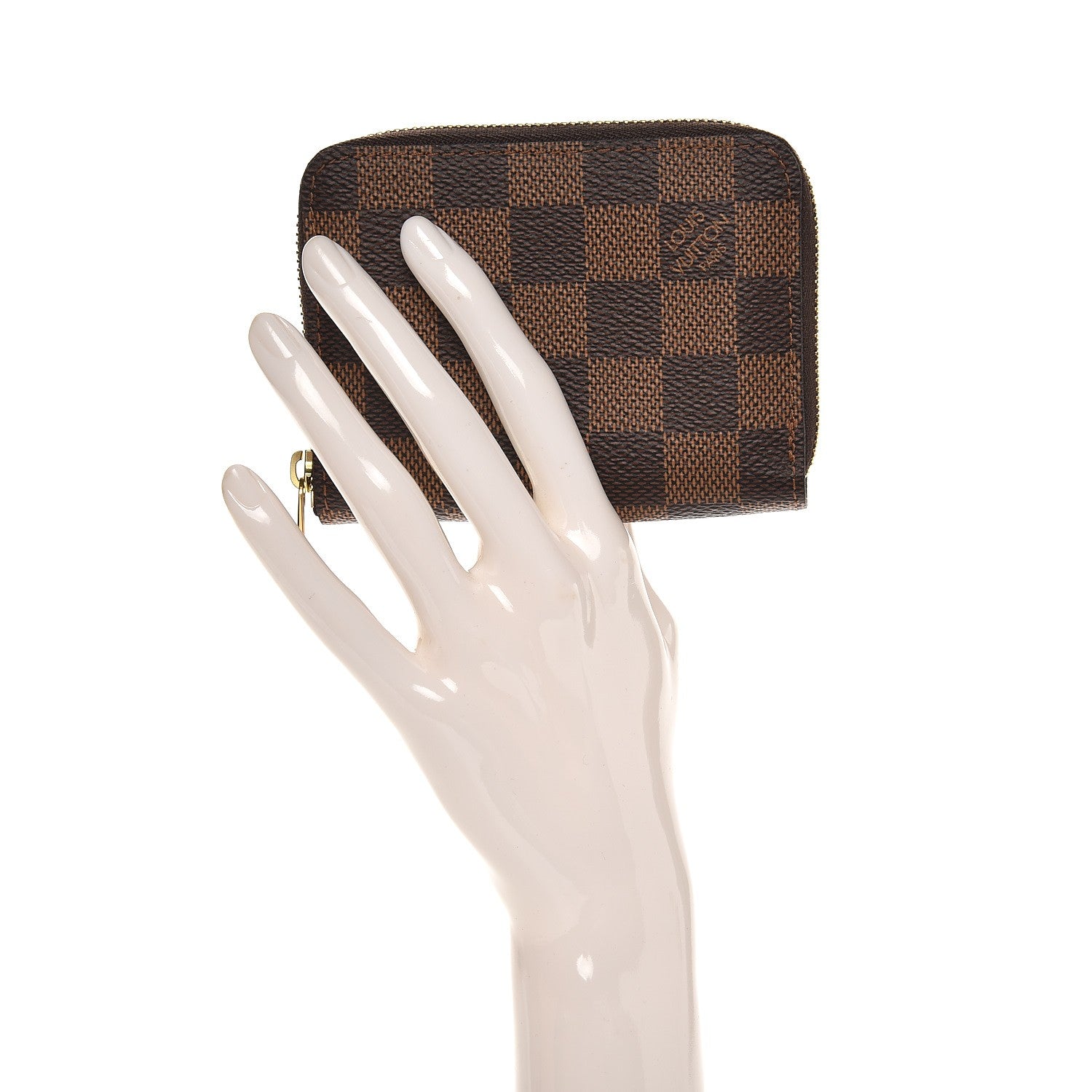 Louis Vuitton Damier Ebene Zippy Coin Purse 2 of 7