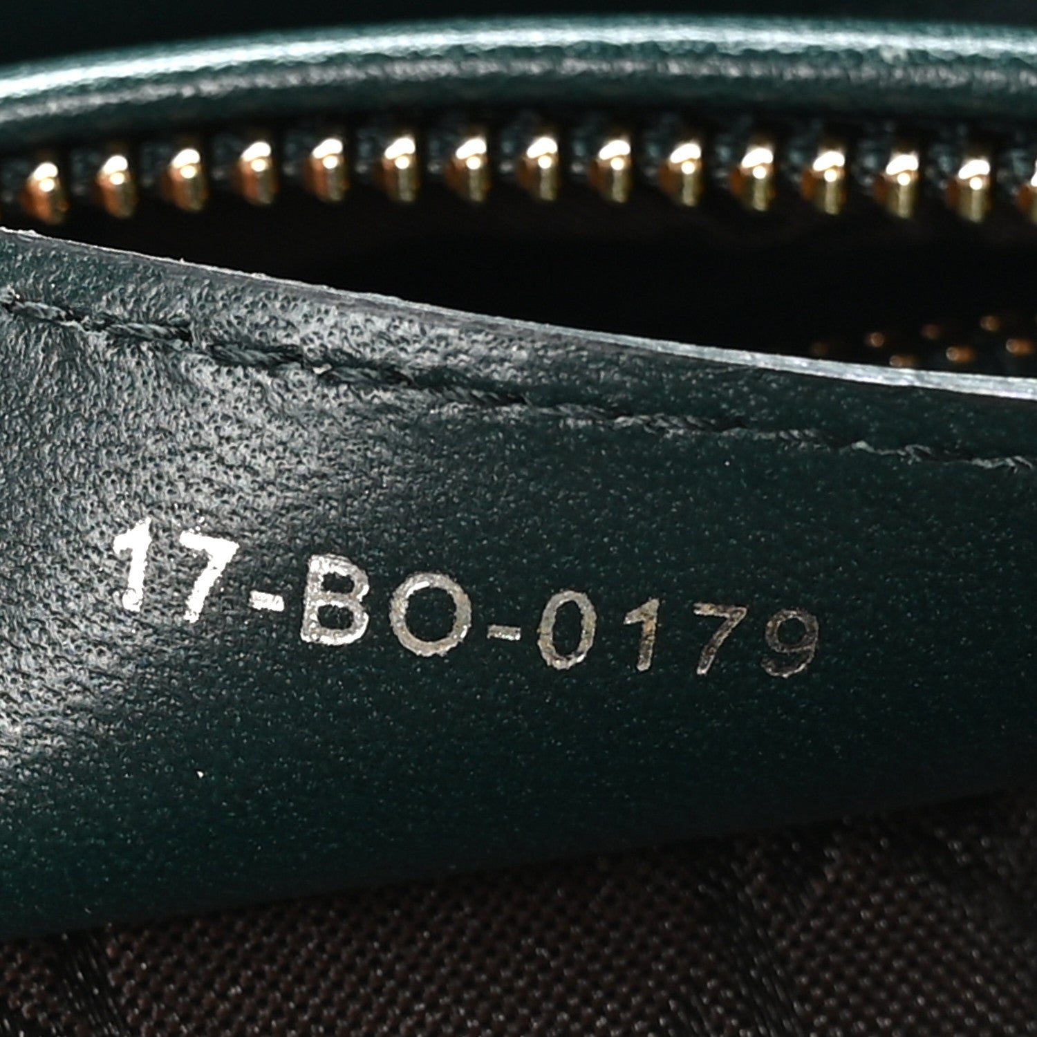 Christian Dior Lambskin Cannage Medium Lady Dior Pine Green 7 of 10