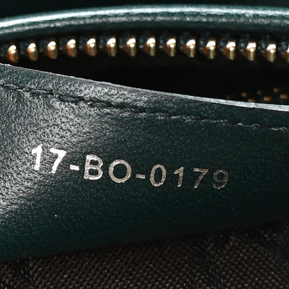 Christian Dior Lambskin Cannage Medium Lady Dior Pine Green 7 of 10