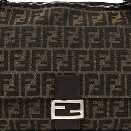 Fendi Zucca Zipped Baguette Tobacco 7 of 9