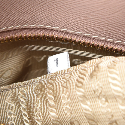 Prada Saffiano Lux Extra Large Galleria Double Zip Tote Cammeo 8 of 9